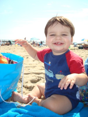 Eddie was Happy on the Towel